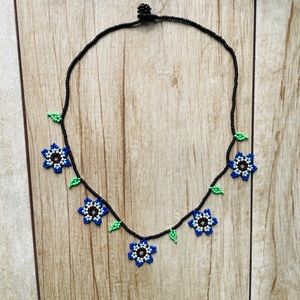 Native Cora Artisan Beaded Necklace